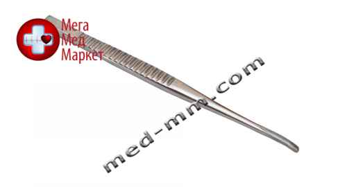 Купить Довгото з рифленою ручкою жолобувате вигнуте, 3 мм цена, характеристики, отзывы