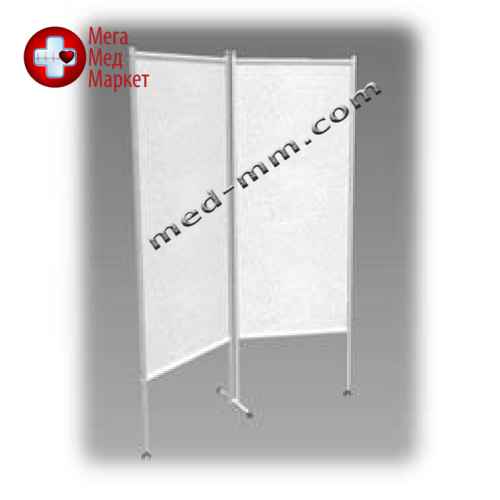 ШИРМА ДЛЯ КАБИНЕТОВ И ПАЛАТ ДВУХСЕКЦИОННАЯ ШП-2 купить, цена