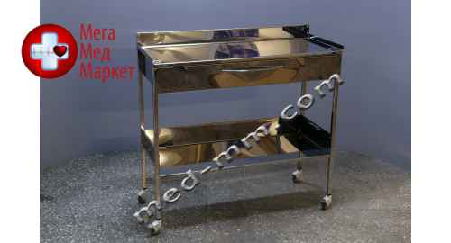 Купить Cтолик с ящиком из нержавеющей стали 1000мм (1метр) цена, характеристики, отзывы