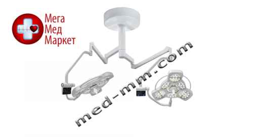 Купить Лампа операционная, модель Master+, 2 купола (потолочное крепление) цена, характеристики, отзывы