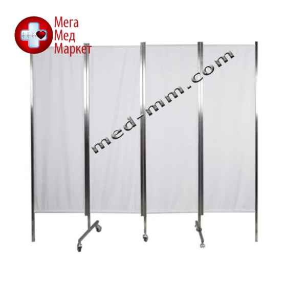 Купить Ширма медицинская четырехсекционная Farmatic МS-4-NATA SL цена, характеристики, отзывы