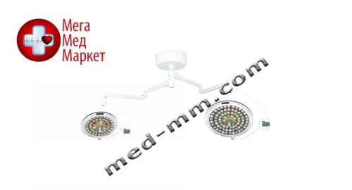 Купить Світильник хірургічний стельовий LED двокупольний MK-R700/700BW Medik цена, характеристики, отзывы