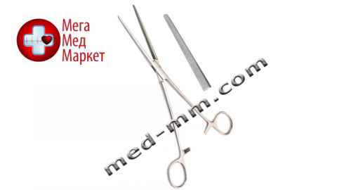 Купить Зажим Бельрот, прямий 200мм цена, характеристики, отзывы