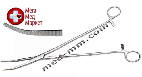 Купить Затиснемо кровоспинний, вигнутий, 255 мм цена, характеристики, отзывы