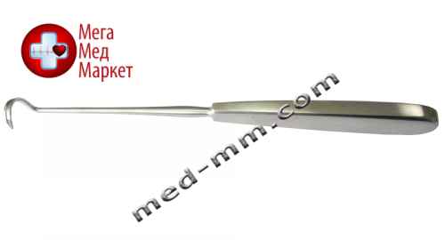 Купить Голка лігатурна, гостра вигнута в праву сторону, для лівої руки. Довжина 20 см цена, характеристики, отзывы