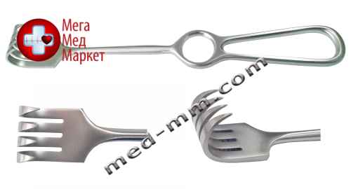 Купить Гачок хірургічний 4 зубий гострий цена, характеристики, отзывы
