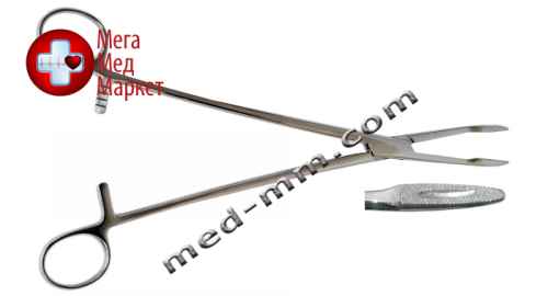 Купить Корнцанг прямий, 260 мм цена, характеристики, отзывы