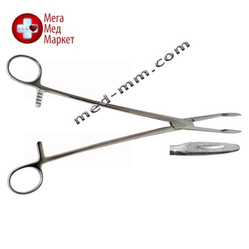 Корнцанг прямой, 260 мм