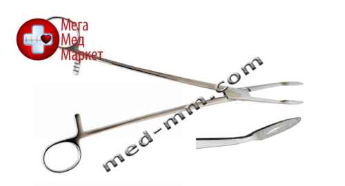 Купить Корнцанг вигнутий, 256 мм цена, характеристики, отзывы