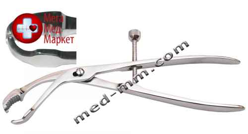Купить Кісткоутримувач вигнутий № 2 Довжина 26 см цена, характеристики, отзывы