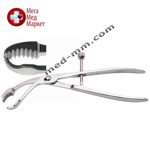 Кісткоутримувач вигнутий № 2 Довжина 26 см