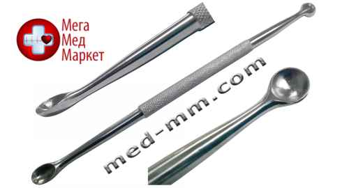 Купить Ложка хірургічна кісткова двостороння гостра цена, характеристики, отзывы