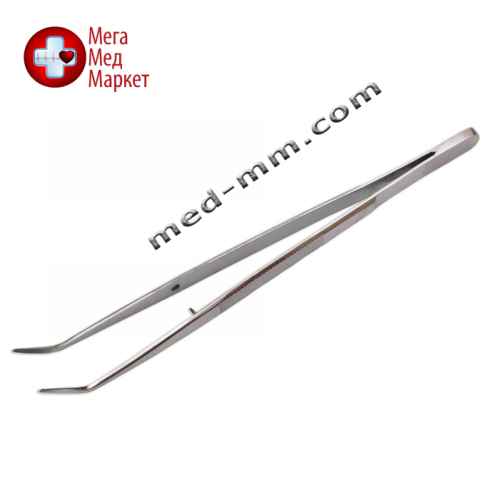 Пінцет зубний вигнутий 14,7 см